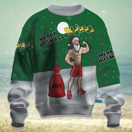 Burly Santa Ugly Christmas Sweater