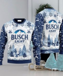 Busch Light Ugly Christmas Sweater, Gift for Christmas Holiday