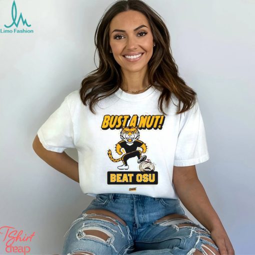 Bust A Nut Anti Ohio State T Shirt For Missouri College Fans