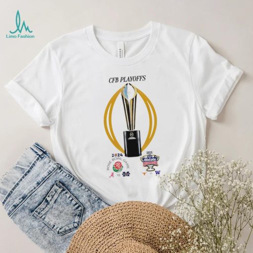 CFB Playoffs 2024 Rose Bowl Game vs All State Sugar Bowl shirt