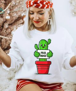 Cactus Free Hugs You Can Try Them Funny Plant Sarcasm T Shirt