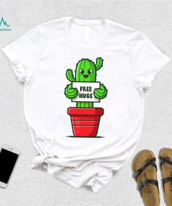 Cactus Free Hugs You Can Try Them Funny Plant Sarcasm T Shirt
