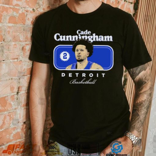 Cade Cunningham number 2 Detroit Pistons basketball player cover gift shirt