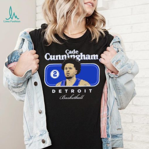 Cade Cunningham number 2 Detroit Pistons basketball player cover gift shirt