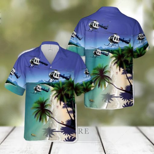 Calgary Police Service McDonnell Douglas MD 520N Hawaiian Shirt Men And Women Gift Aloha Beach