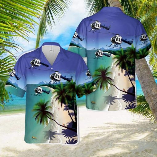 Calgary Police Service McDonnell Douglas MD 520N Hawaiian Shirt Men And Women Gift Aloha Beach