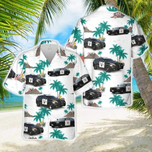 California Highway Patrol Car Hawaiian Shirt Men And Women Gift Aloha Beach