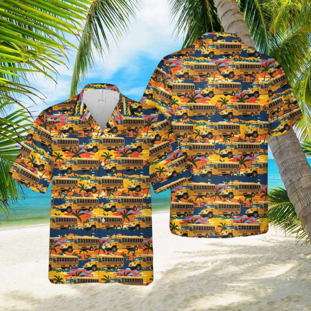 California Los Angeles Yellow School Bus Hawaiian Shirt Men And Women Gift Aloha Beach California Los Angeles Yellow School Bus Hawaiian Shirt Men And Women Gift Aloha Beach