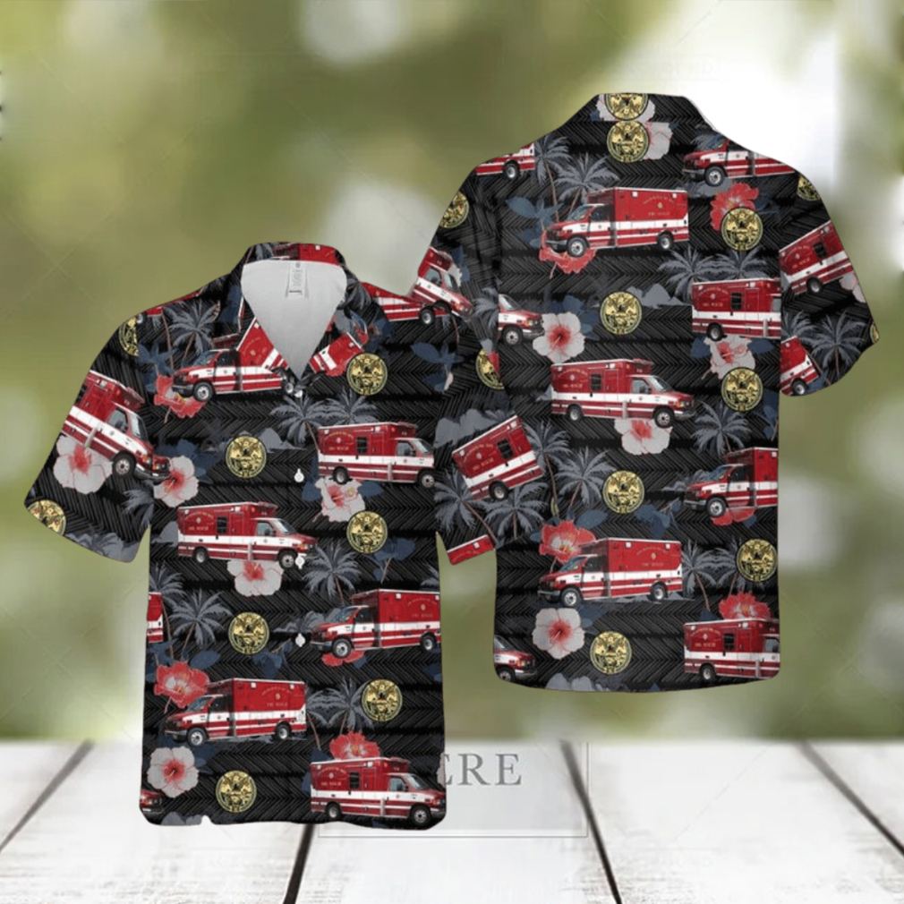 California San Francisco Fire Rescue Ambulance Hawaiian Shirt Men And Women Gift Aloha Beach California San Francisco Fire Rescue Ambulance Hawaiian Shirt Men And Women Gift Aloha Beach