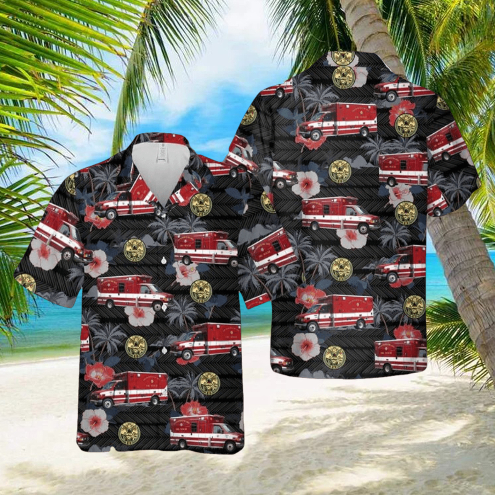 California San Francisco Fire Rescue Ambulance Hawaiian Shirt Men And Women Gift Aloha Beach California San Francisco Fire Rescue Ambulance Hawaiian Shirt Men And Women Gift Aloha Beach