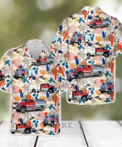 California Truckee Fire Protection District Engine 96 Aircraft Rescue and Firefighting (ARFF) Hawaiian Shirt Men And Women Gift Aloha Beach