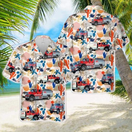 California Truckee Fire Protection District Engine 96 Aircraft Rescue and Firefighting (ARFF) Hawaiian Shirt Men And Women Gift Aloha Beach