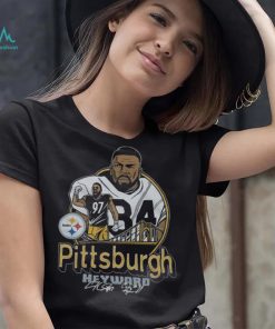 Cam Heyward Steelers x Craig Heyward Retro Pittsburgh Steelers T Shirt