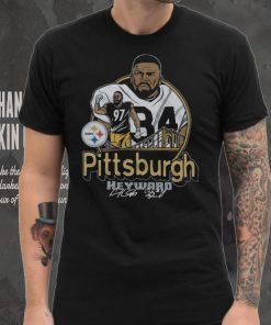 Cam Heyward Steelers x Craig Heyward Retro Pittsburgh Steelers T Shirt