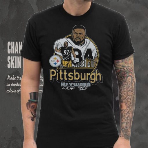 Cam Heyward Steelers x Craig Heyward Retro Pittsburgh Steelers T Shirt