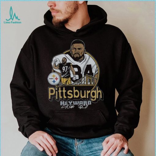 Cam Heyward Steelers x Craig Heyward Retro Pittsburgh Steelers T Shirt