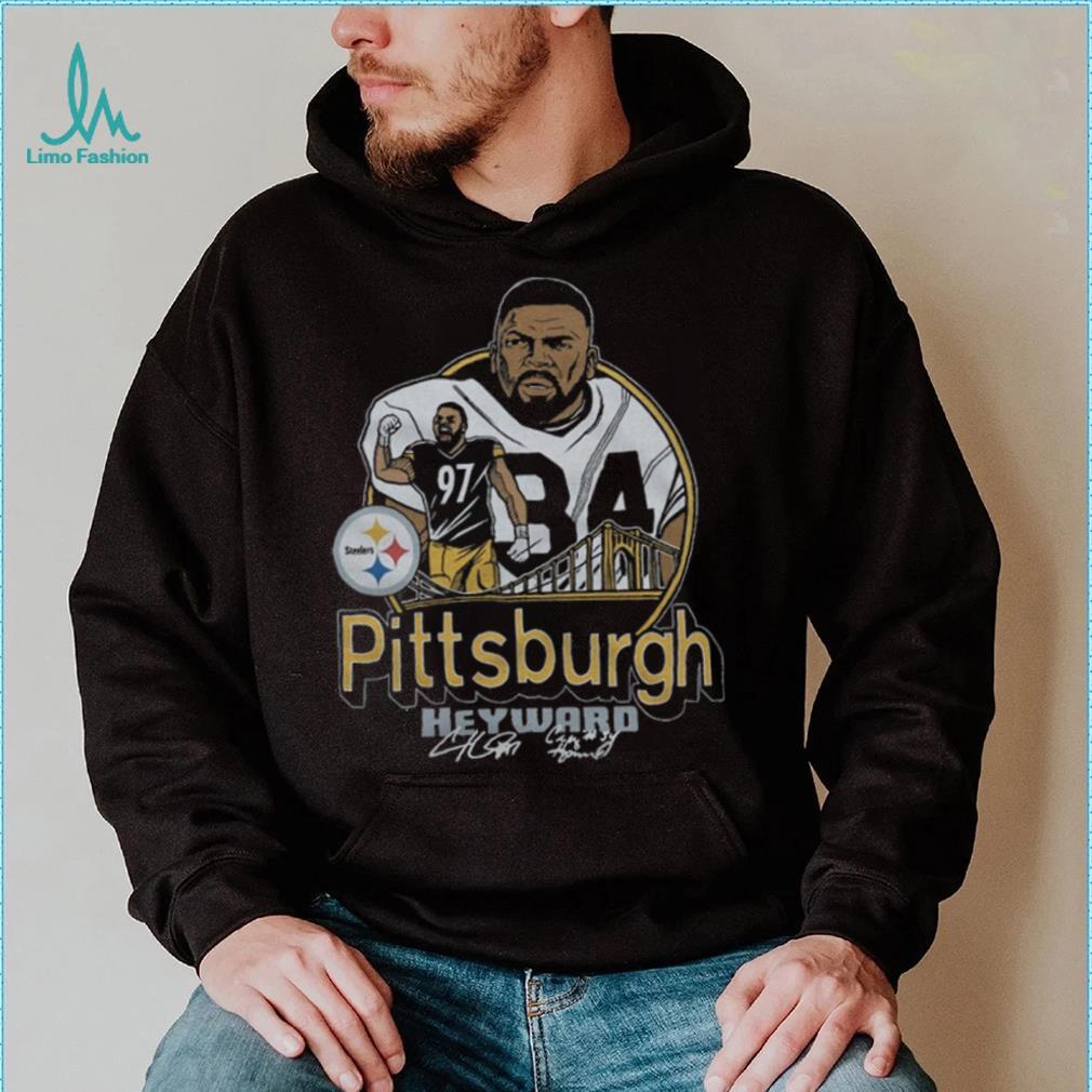 Cam Heyward Steelers x Craig Heyward Retro Pittsburgh Steelers T Shirt Cam Heyward Steelers x Craig Heyward Retro Pittsburgh Steelers T Shirt