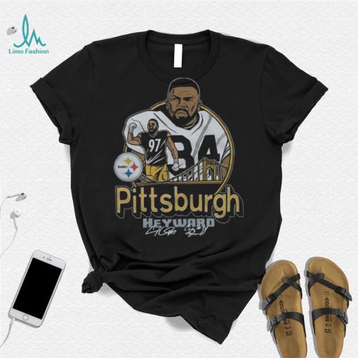 Cam Heyward Steelers x Craig Heyward Retro Pittsburgh Steelers T Shirt