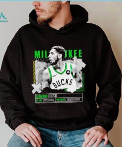 Cameron Payne Milwaukee Bucks basketball player pose paper gift shirt