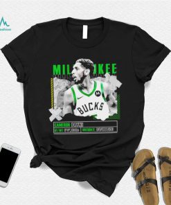 Cameron Payne Milwaukee Bucks basketball player pose paper gift shirt