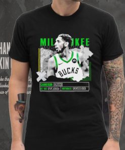 Cameron Payne Milwaukee Bucks basketball player pose paper gift shirt