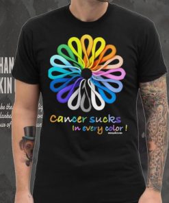 Cancer Sucks In Every Color Shirt, hoodie, sweater, long sleeve and tank top Cancer Sucks In Every Color Shirt