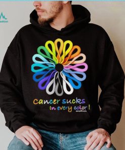 Cancer Sucks In Every Color Shirt, hoodie, sweater, long sleeve and tank top Cancer Sucks In Every Color Shirt