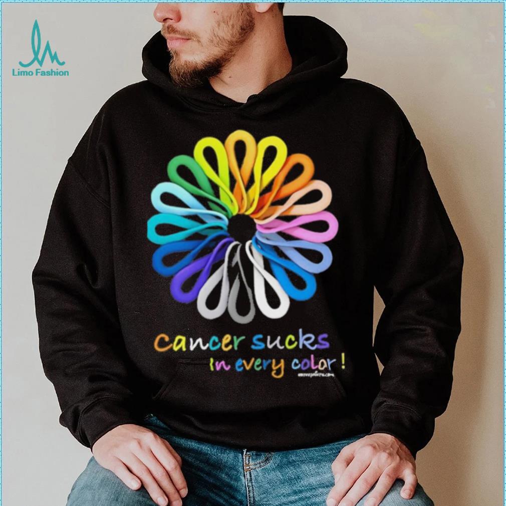 Cancer Sucks In Every Color Shirt Cancer Sucks In Every Color Shirt