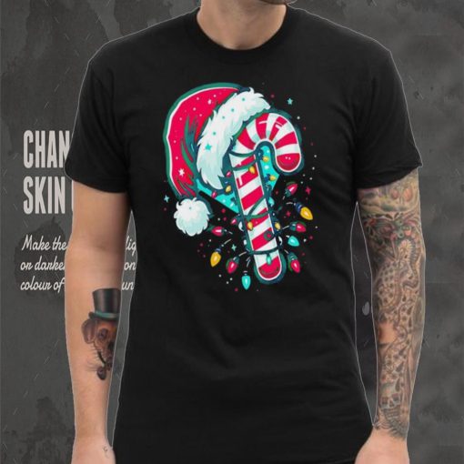 Candy Cane Crew Christmas Lights Family Matching Xmas Shirt