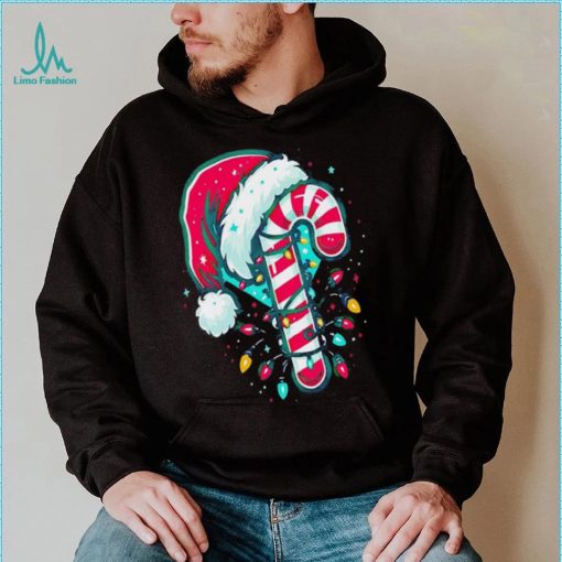 Candy Cane Crew Christmas Lights Family Matching Xmas Shirt