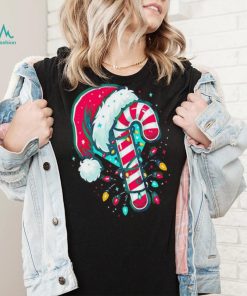 Candy Cane Crew Christmas Lights Family Matching Xmas Shirt