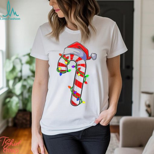 Candy Cane Crew Santa Christmas Party Kids Boys Girls Xmas T Shirt