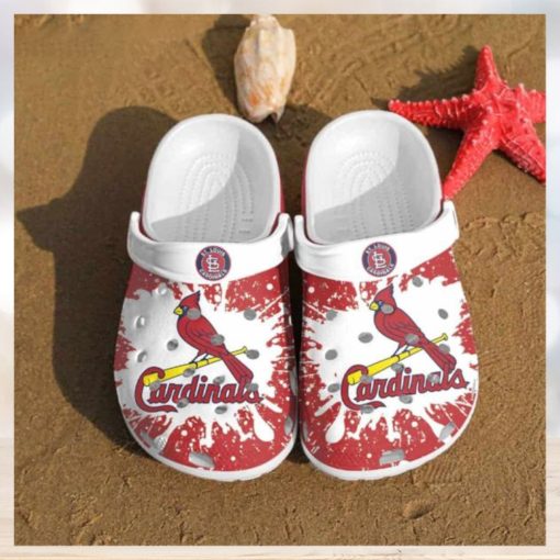 Cardinals Logo Pattern Clogs