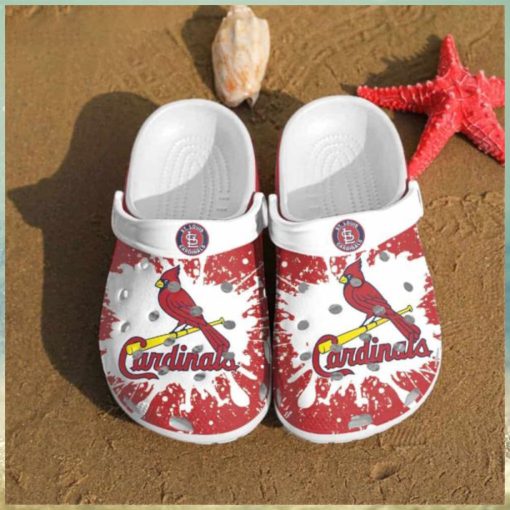 Cardinals Logo Pattern Clogs