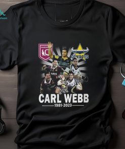 Carl Webb 1981 – 2023 Thank You For The Memories T Shirt