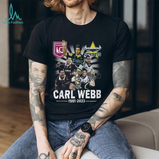 Carl Webb 1981 – 2023 Thank You For The Memories T Shirt