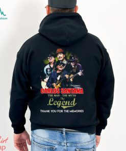 Carlos Santana The Man – The Myth – The Legend Thank You For The Memories T Shirt