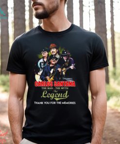Carlos Santana The Man – The Myth – The Legend Thank You For The Memories T Shirt, hoodie, sweater, long sleeve and tank top Carlos Santana The Man – The Myth – The Legend Thank You For The Memories T Shirt