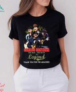 Carlos Santana The Man – The Myth – The Legend Thank You For The Memories T Shirt, hoodie, sweater, long sleeve and tank top Carlos Santana The Man – The Myth – The Legend Thank You For The Memories T Shirt