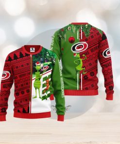 Carolina Hurricanes Grinch & Scooby doo Christmas Ugly Sweater