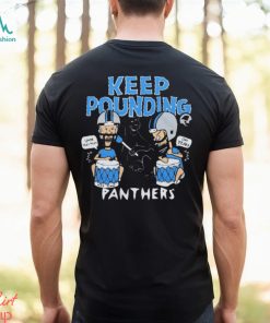 Carolina Panthers Beavis and Butt Head keep pounding t shirt