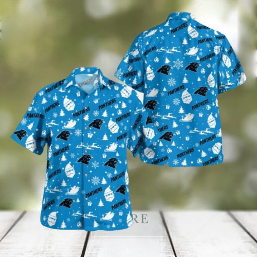 Carolina Panthers Christmas Hawaiian Shirt Beach Gift Fans For Men And Women