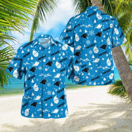 Carolina Panthers Christmas Hawaiian Shirt Beach Gift Fans For Men And Women