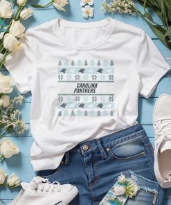 Carolina Panthers Holiday Christmas Tree T Shirt