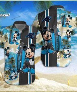 Carolina Panthers Mickey Mouse Hawaiian Shirt