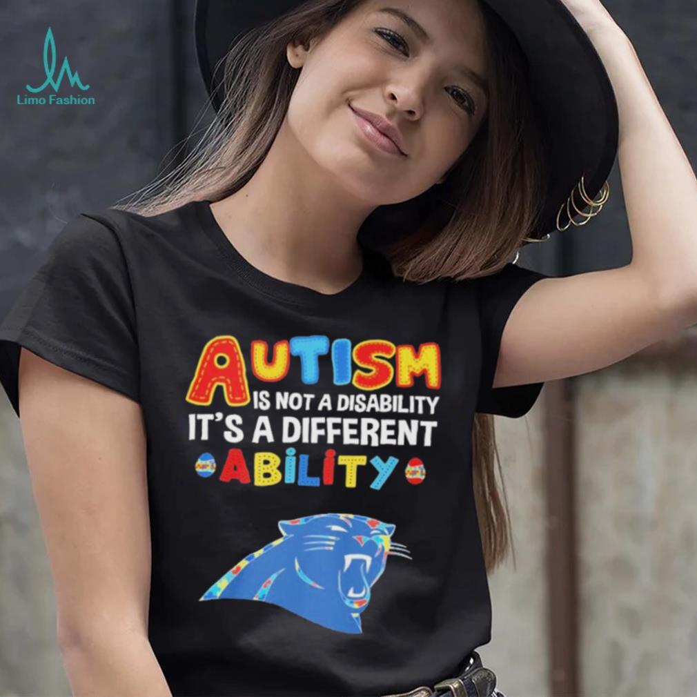 Carolina Panthers NFL Autism Is Not A Disability 2024 Shirt Carolina Panthers NFL Autism Is Not A Disability 2024 Shirt