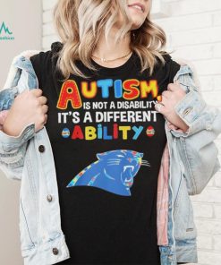 Carolina Panthers NFL Autism Is Not A Disability 2024 Shirt