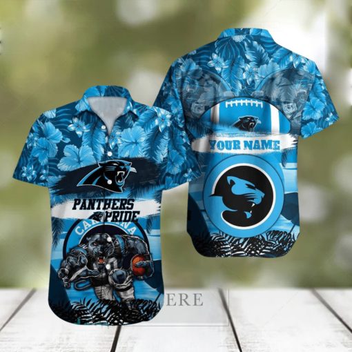 Carolina Panthers NFL Hawaiian shirt Custom Name Summer Gift