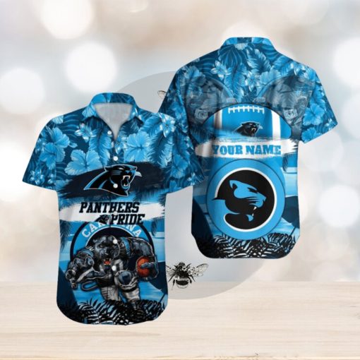 Carolina Panthers NFL Hawaiian shirt Custom Name Summer Gift