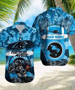 Carolina Panthers NFL Hawaiian shirt Custom Name Summer Gift